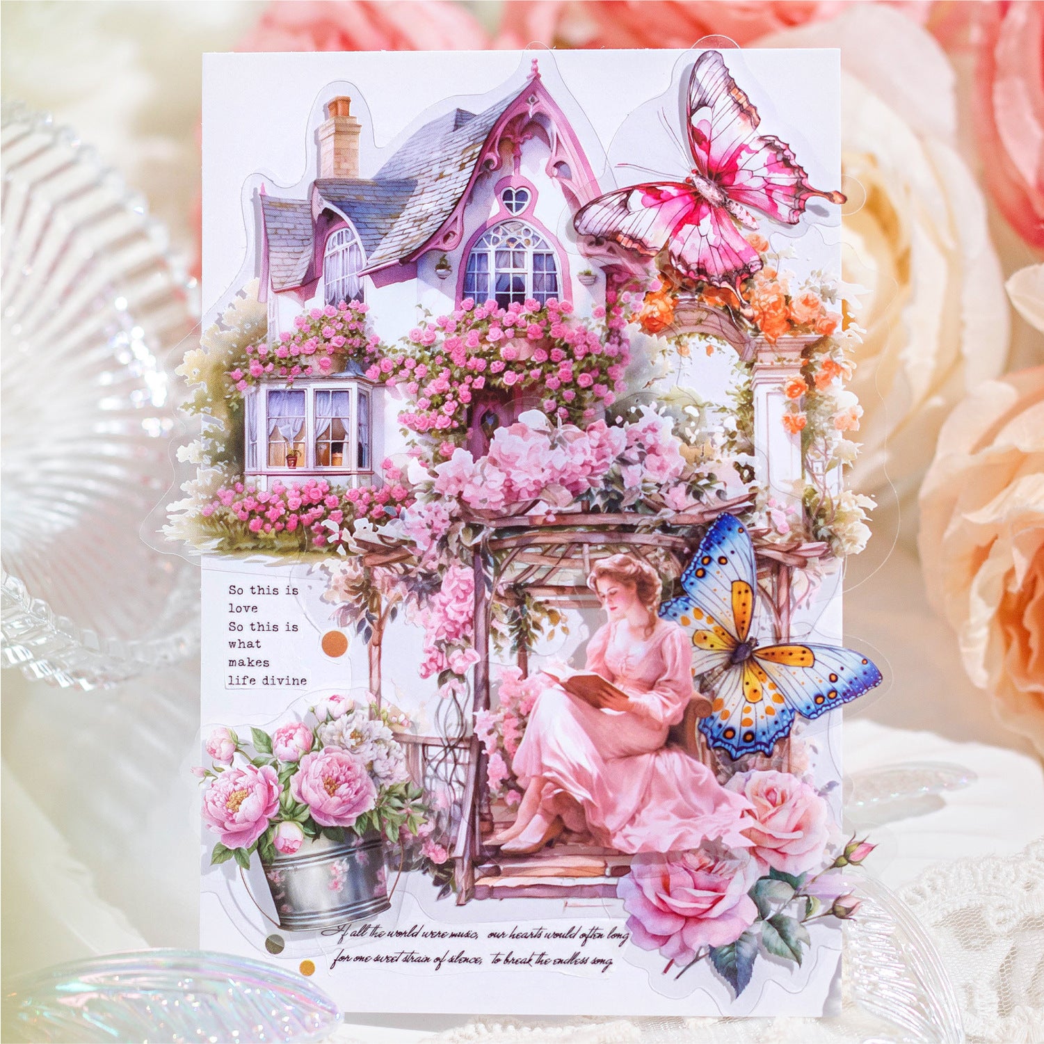 30 Pcs Garden Theme PET Stickers HYJGCS