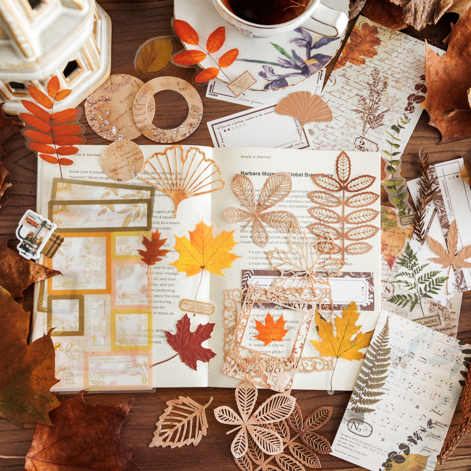 37Pcs Vintage Scrapbook Supplies LYGC
