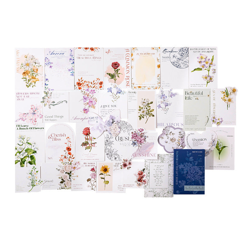 30PCS Scrapbook Paper HXLY