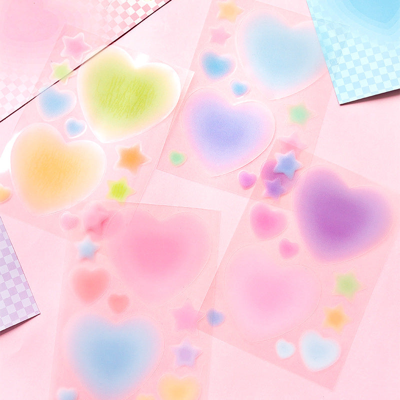 2 pcs Carton Girl Stickers LMLR