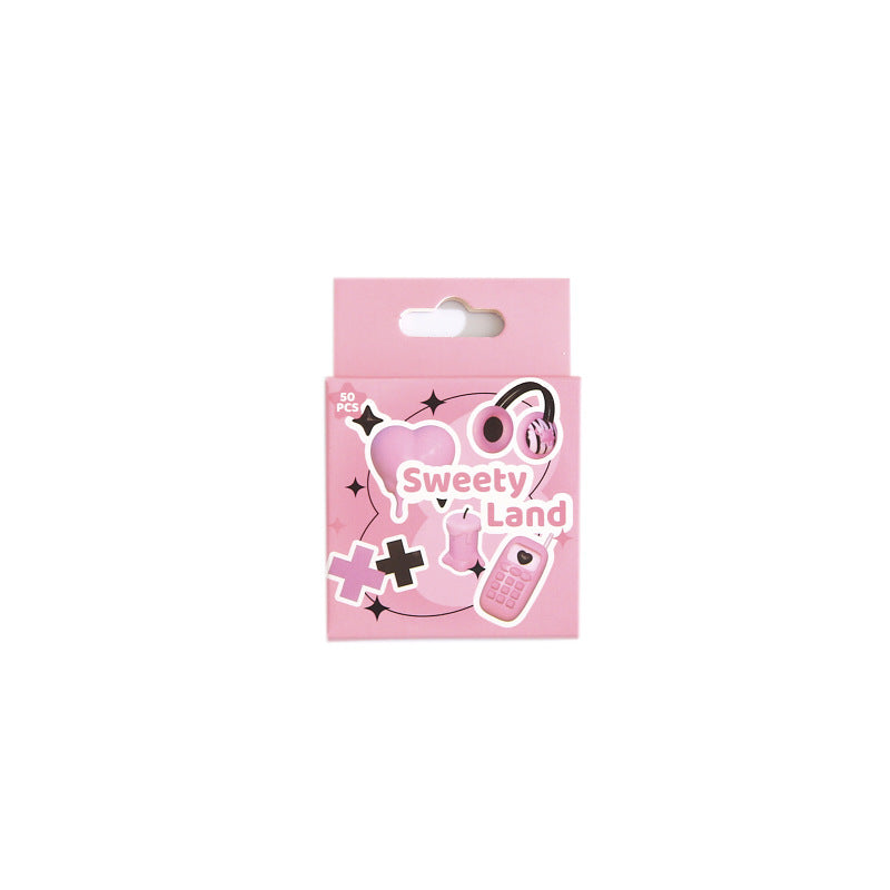 50PCS Cute Boxed Stickers RTLY