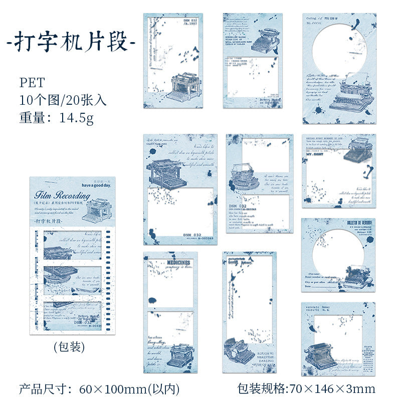 20 Pcs Vintage Frame Stickers JPJL
