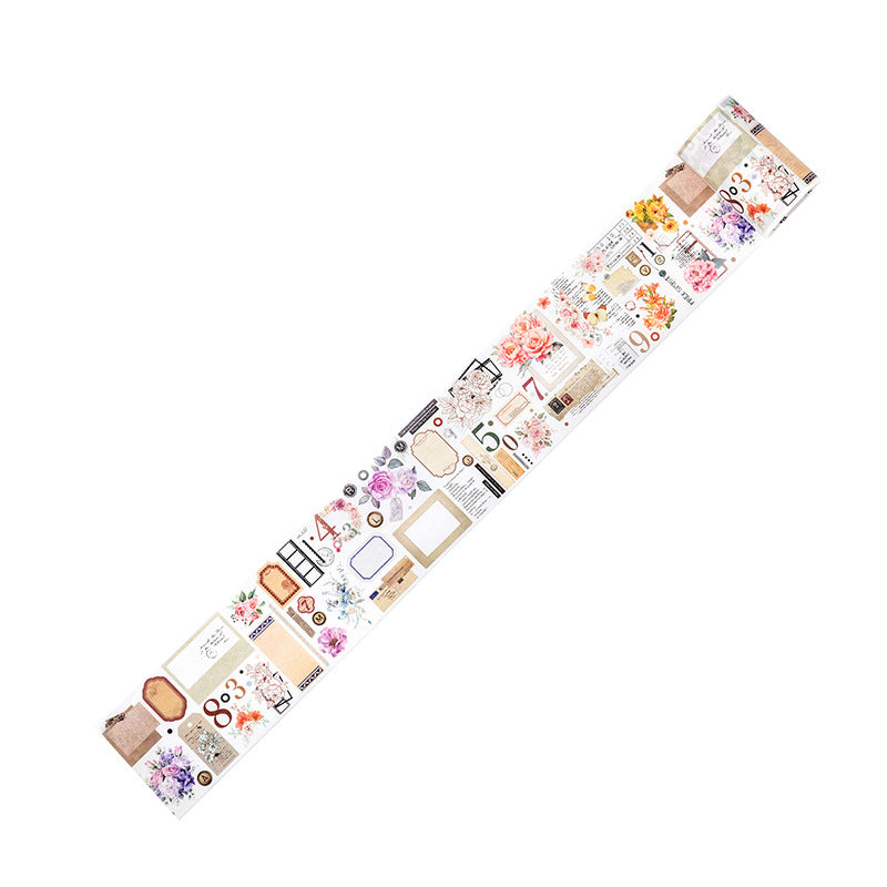 1 Roll Vintage Washi Tape FGBWG