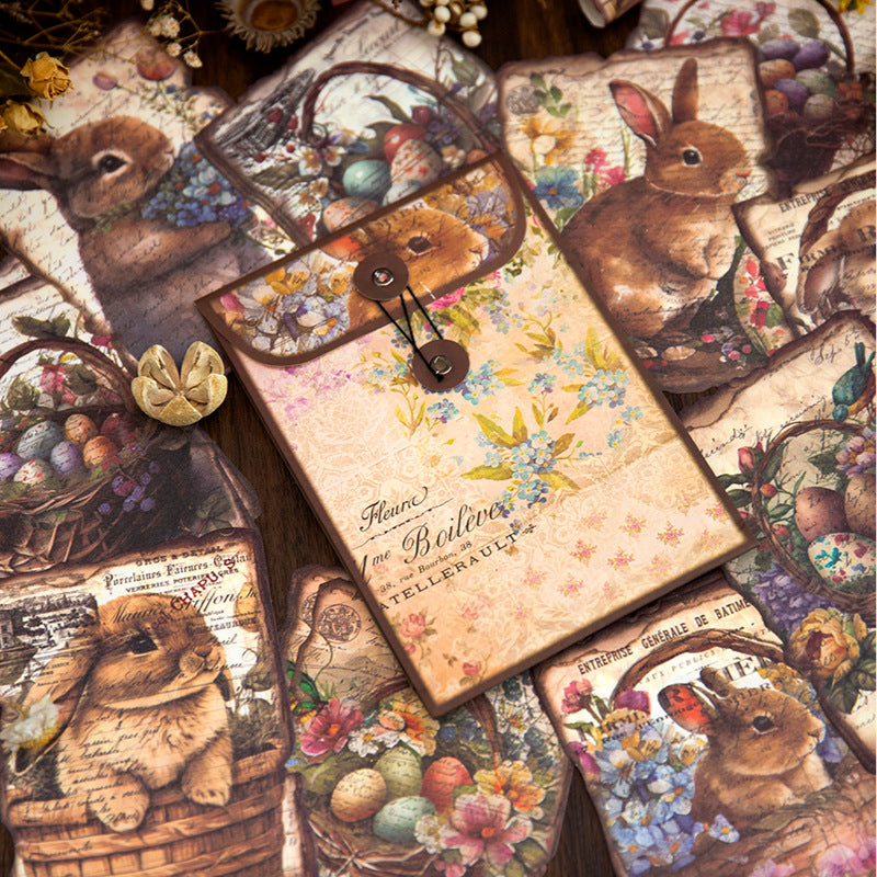10 sheets Vintage Scrapbook Paper ZNDRJ