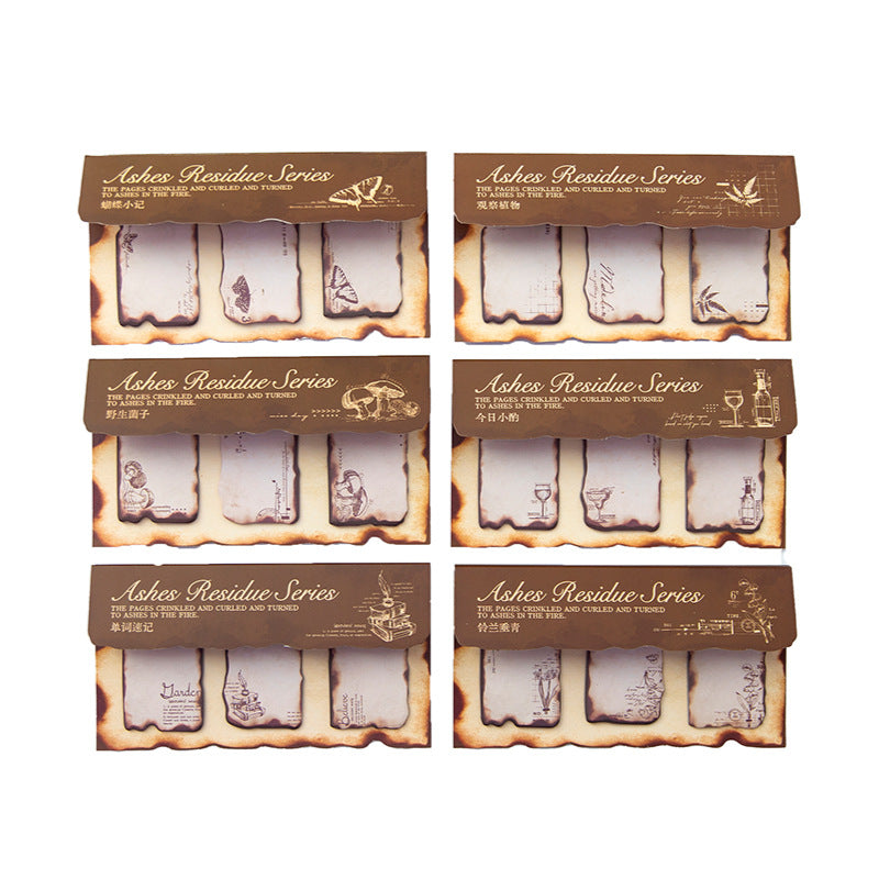 60 Pcs Vintage Notepad HJYY