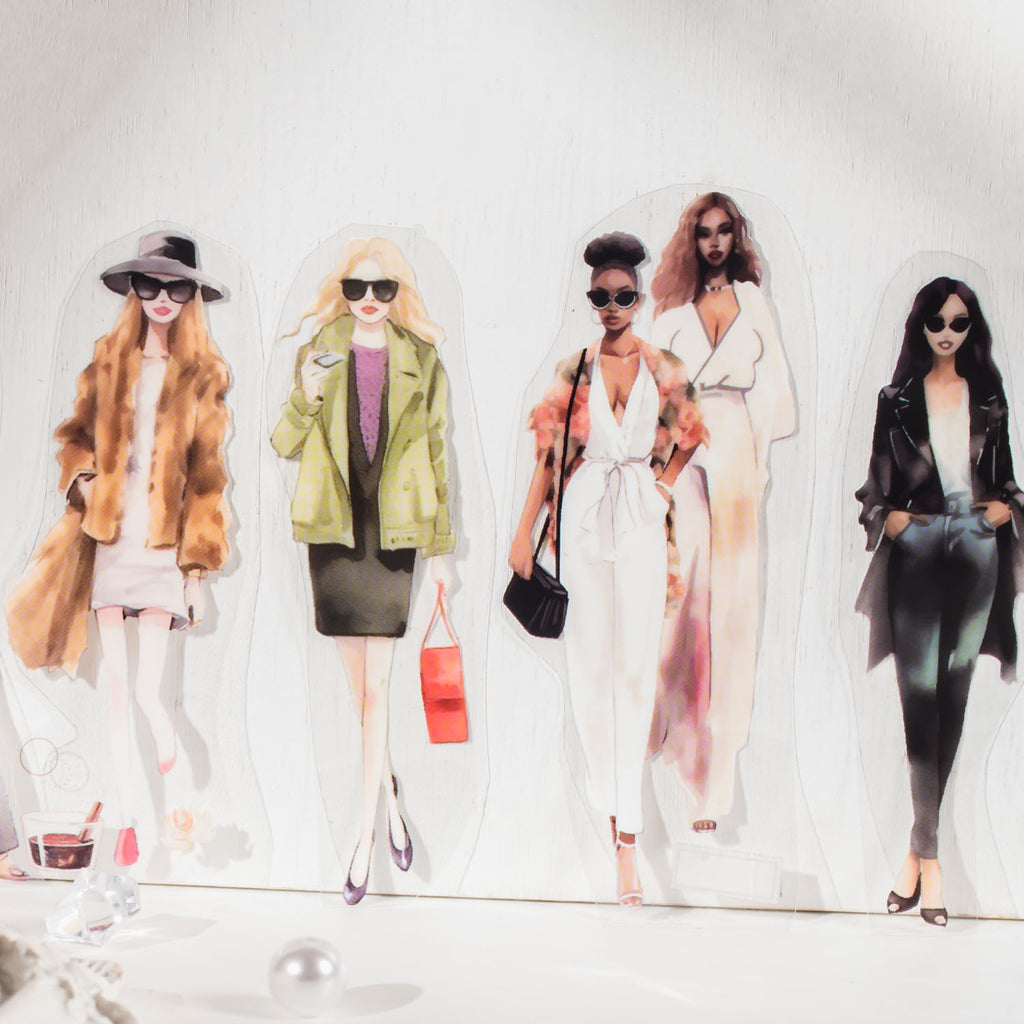 1 Roll Fashion Girl PET Tape SZZZS