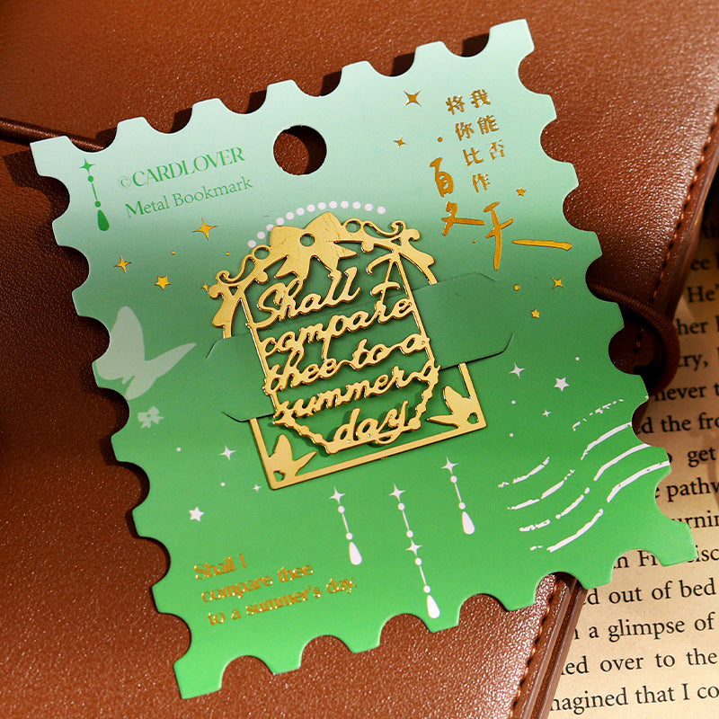 1 Pc Metal Bookmark YZXJ