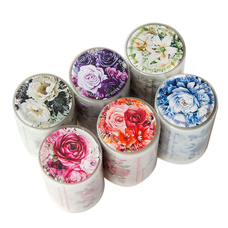 1 Roll Flowers PET Tape HHYLK