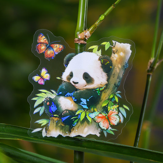 10pcs PET Panda Stickers SSMB