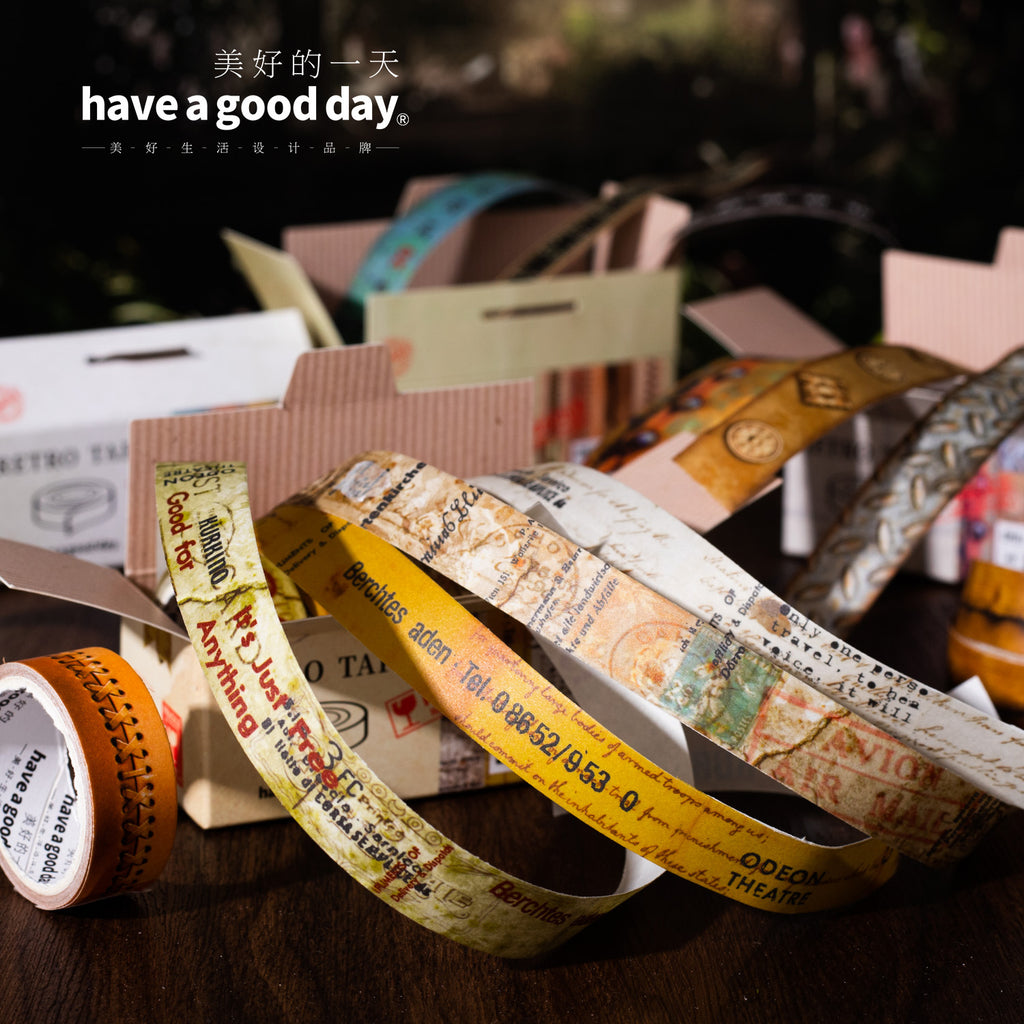 4 Rolls Washi Tape Set XZXX