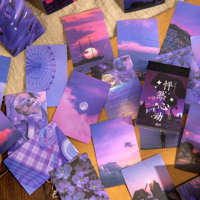 50 Pcs Landscape Washi Stickers Book MXRS
