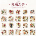 40Pcs Vintage Washi Stickers DRXY