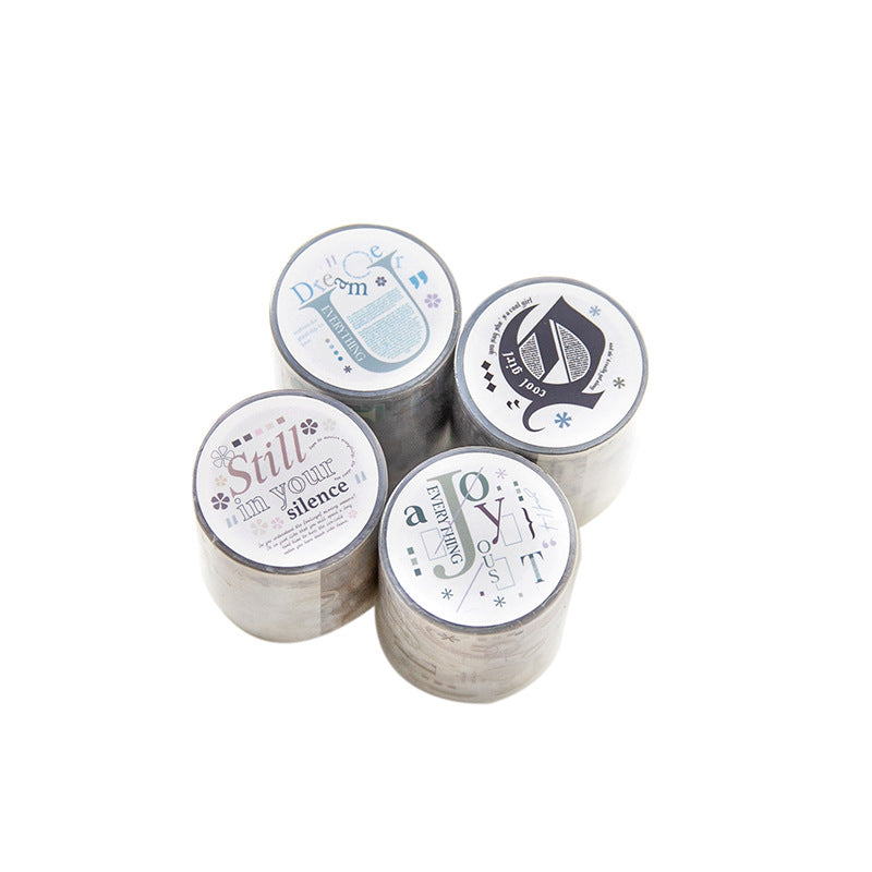 1 Rolls Words PET Tape WZDB