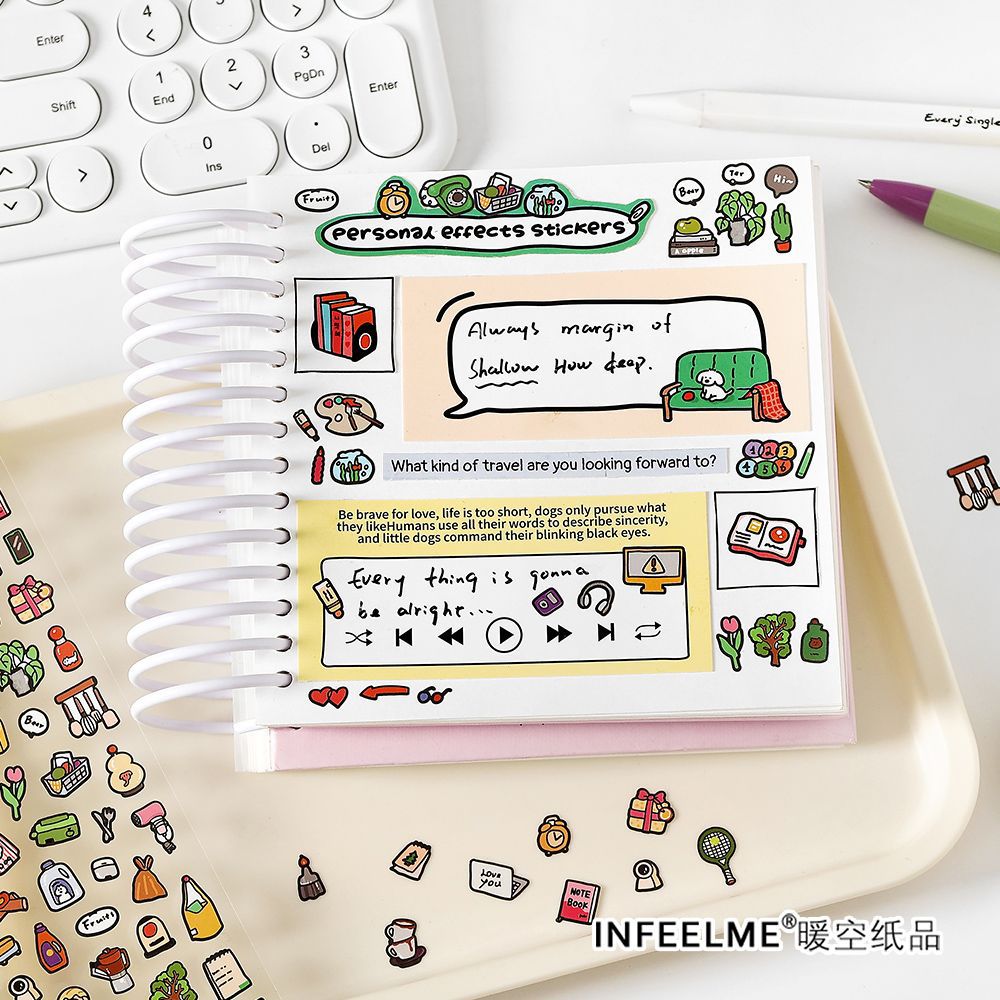 1 Sheet Small Stickers QXRJ
