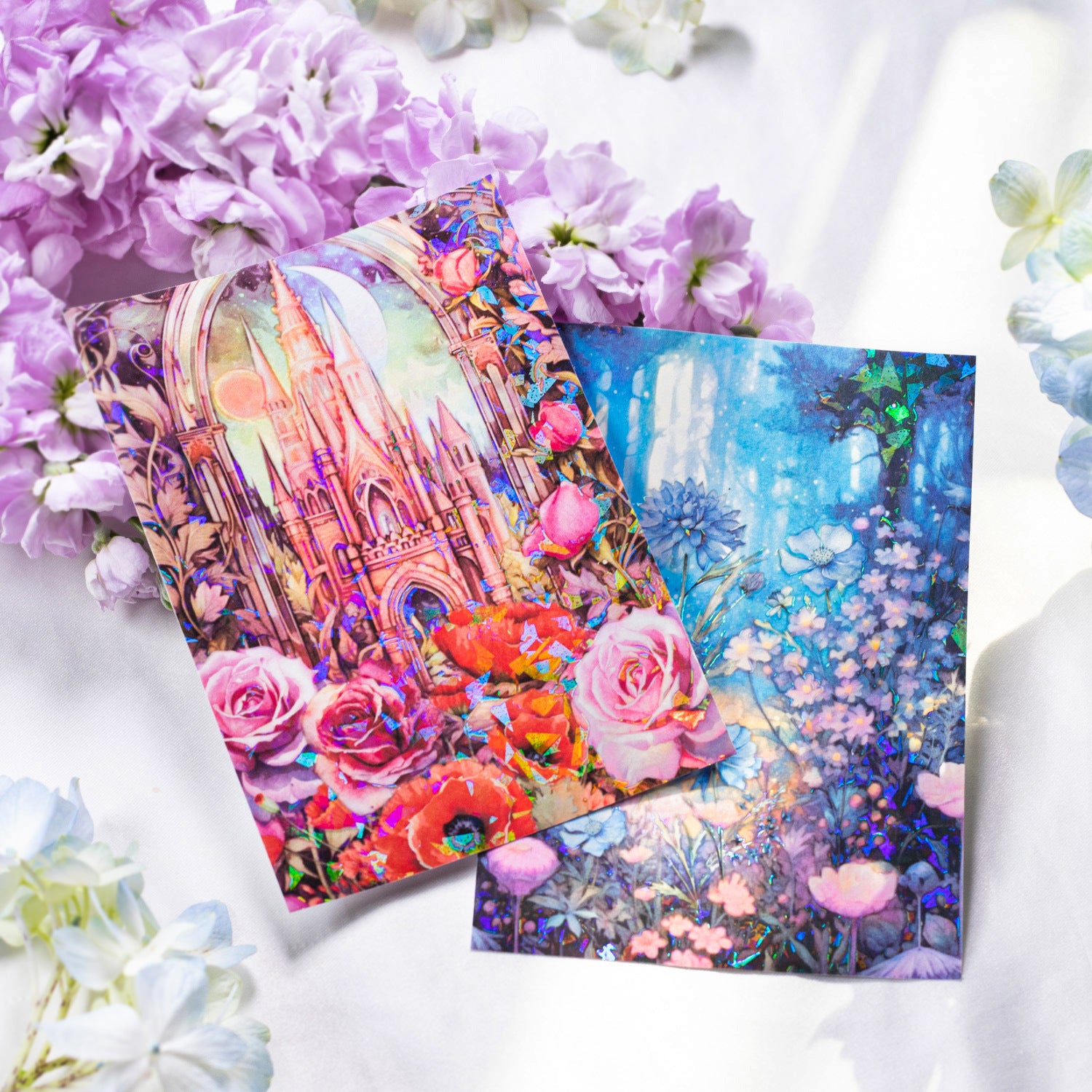 5 Pcs Garden Theme Scrapbook Stickers HYSC