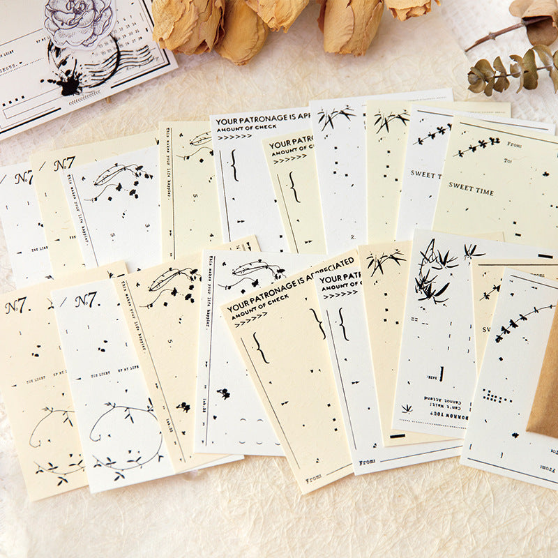30 Pcs Junk Journal Notepad Paper YYXJ