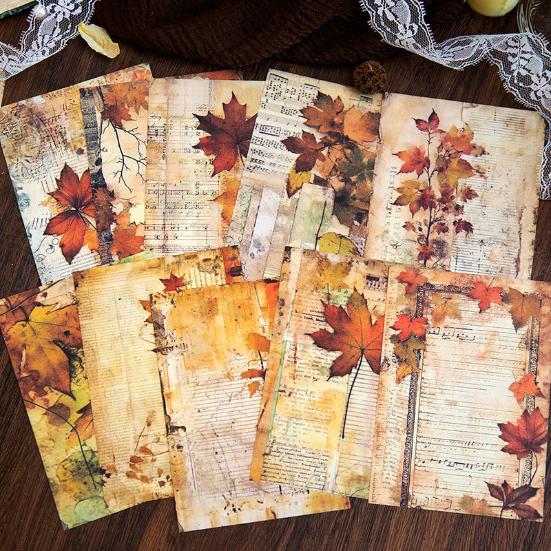 20 sheets Vintage Scrapbook Paper LLXQ