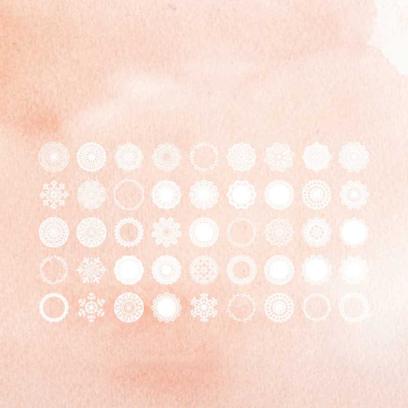 Lianla Lace PET Stickers