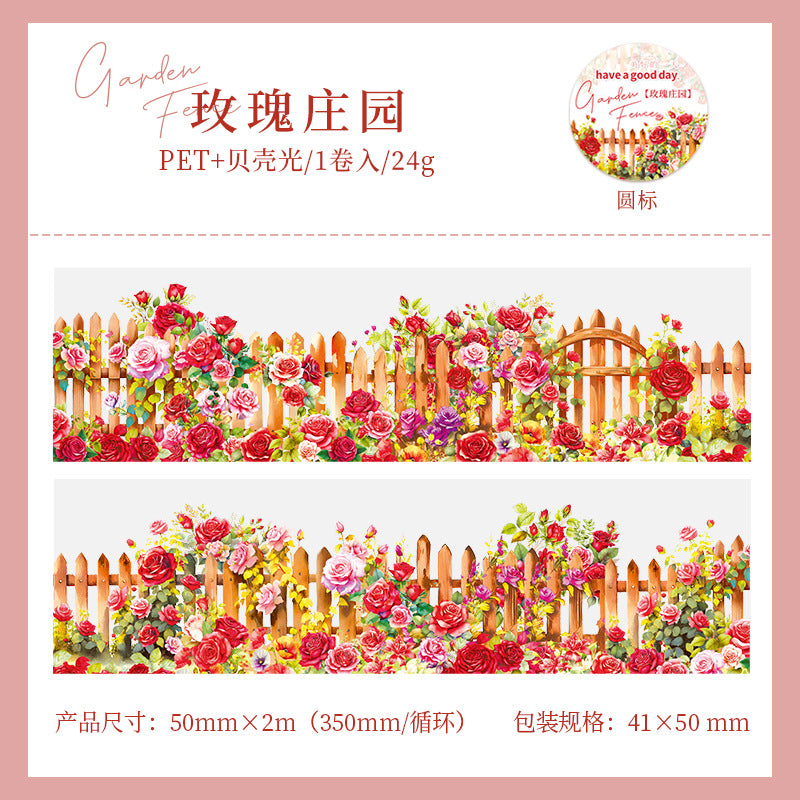 1 Roll Flowers PET Tape HYLB