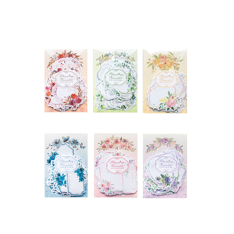 30Pcs Floral Notepad LMHX