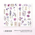 5 Sheets Flowers Stickers HQQX