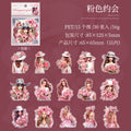 30 Pcs Girl PET Stickers HJSN