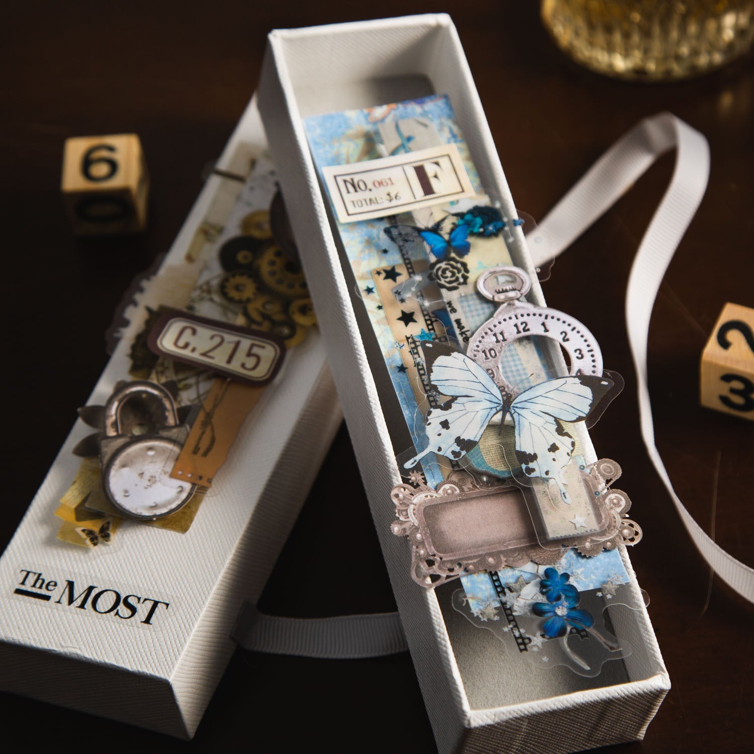 20PCS PET Lace Stickers CLJY