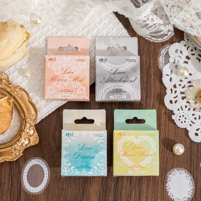Lianla Lace PET Stickers