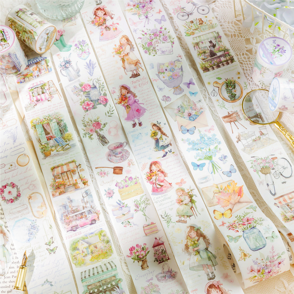 1 Roll Flowers Shop Washi Tape XDHD