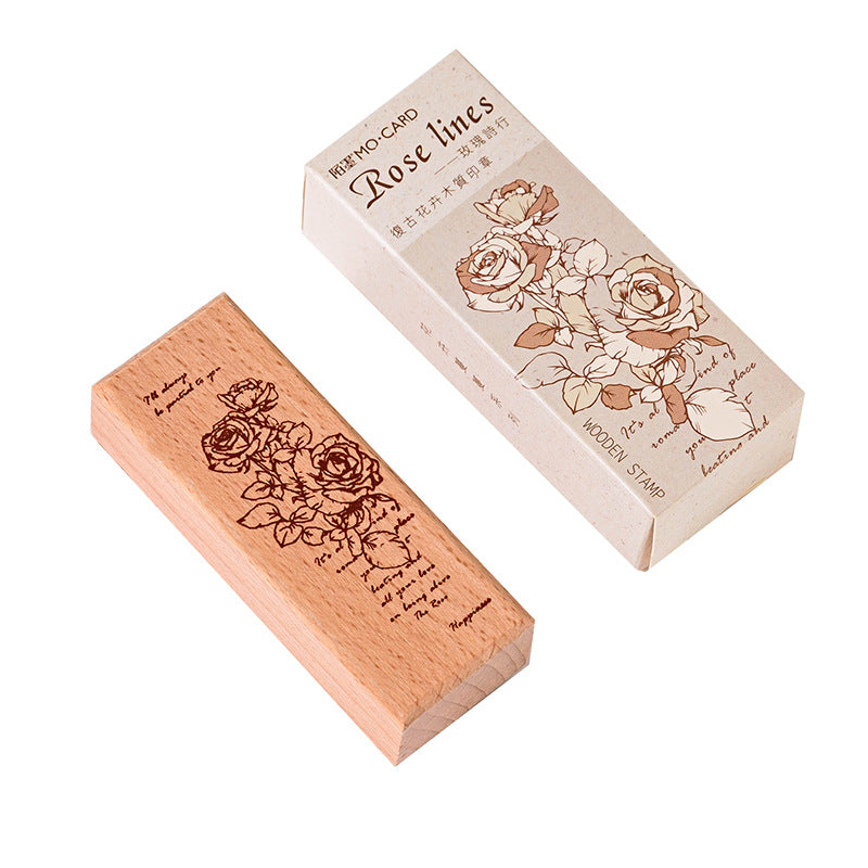 1 Pc Wood Stamp HHMM
