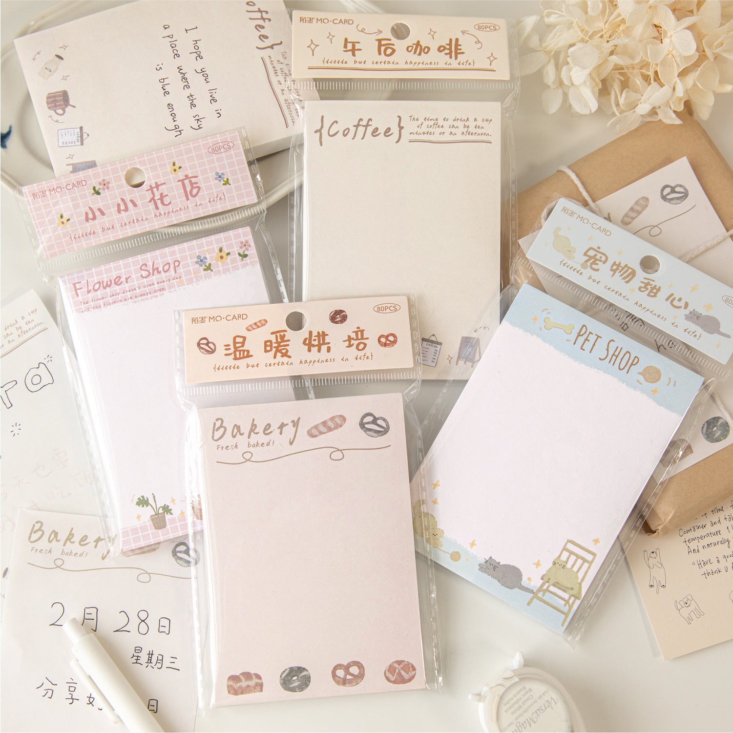 50 Pcs Creative Notepad SHXQX