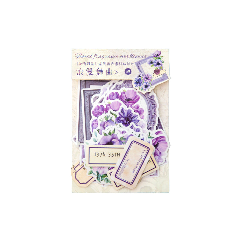 50pcs Vintage Stickers HXSY