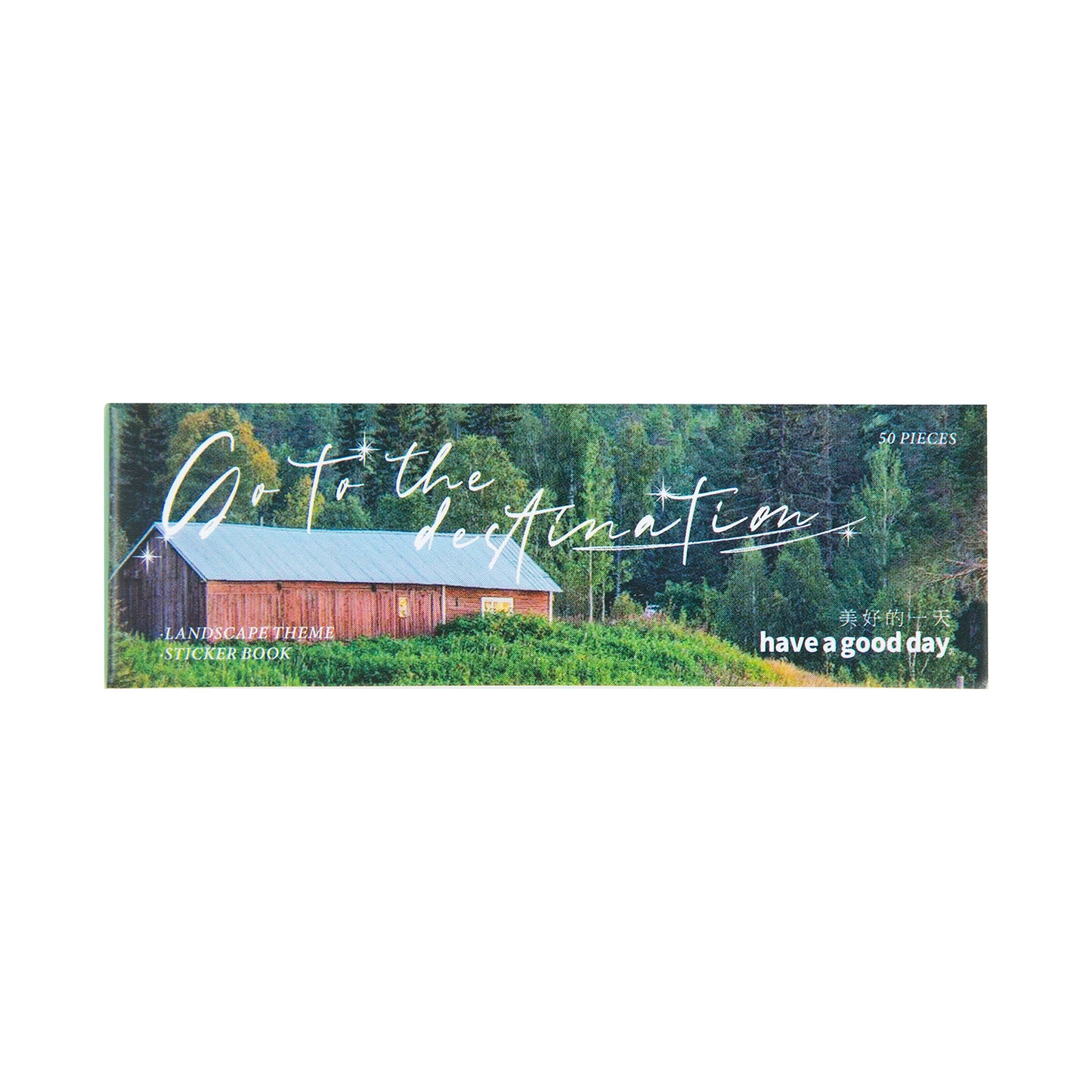 50pcs Landscape Washi Stickers Book WMMD