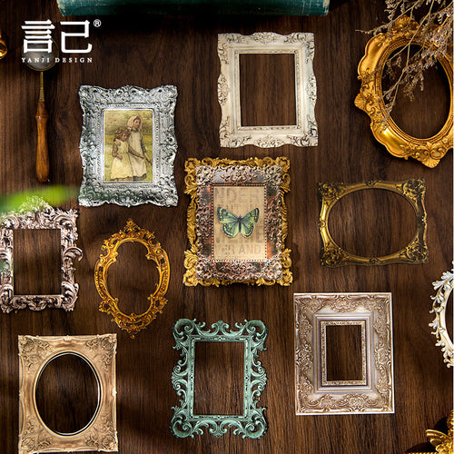 10pcs Vintage Frame Paper ZGYS