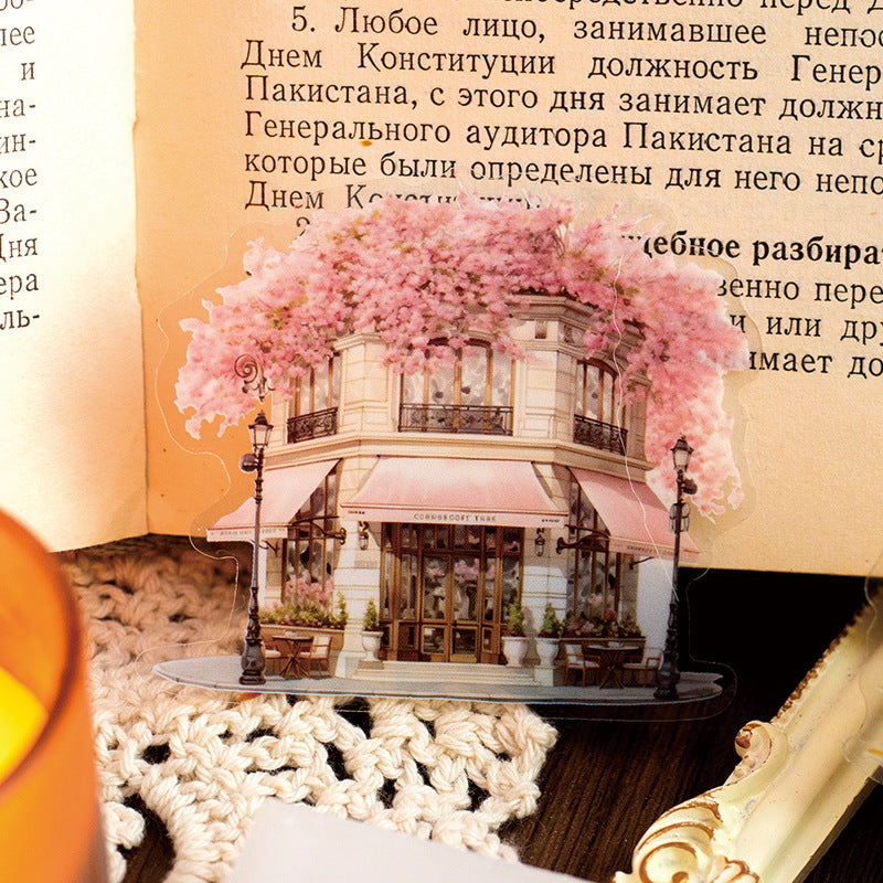 10Pcs House Stickers CMYH