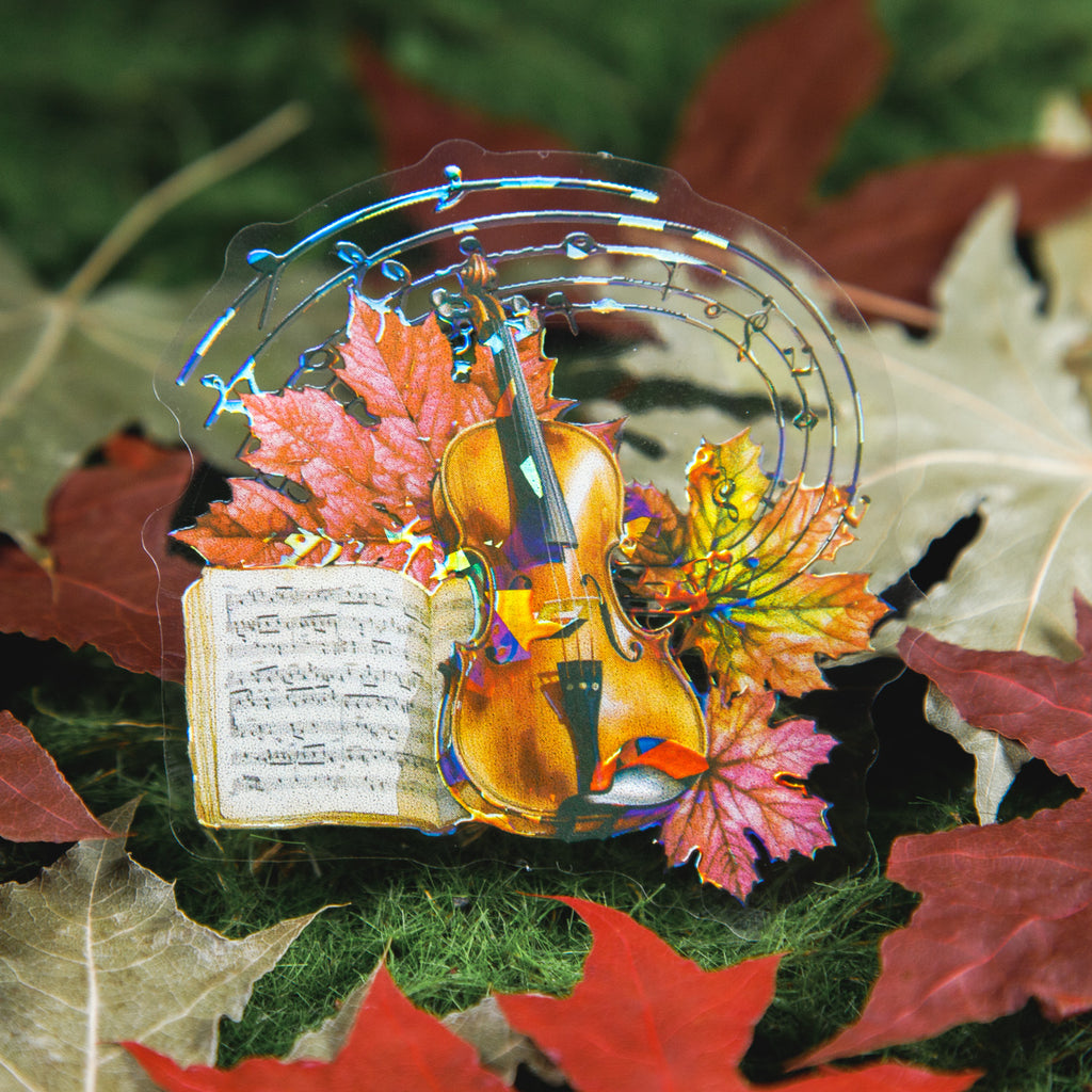 10pcs Seasonal Maple PET Stickers SGGJ