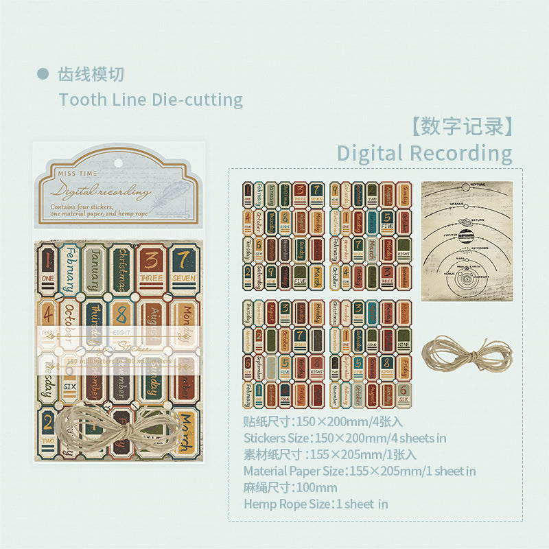 5 sheets Craft Stickers FHGZ