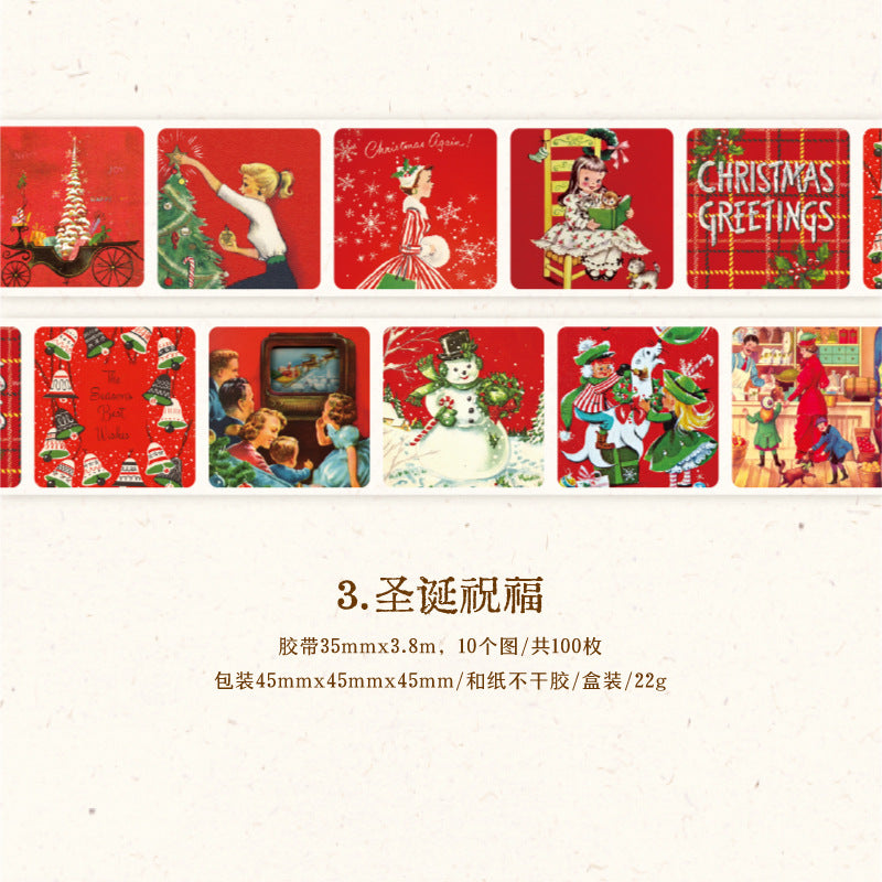 1 Roll Christmas Washi Tape ZFSG