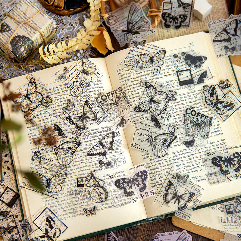 30pcs Vintage Scrapbook Stickers JWJZ