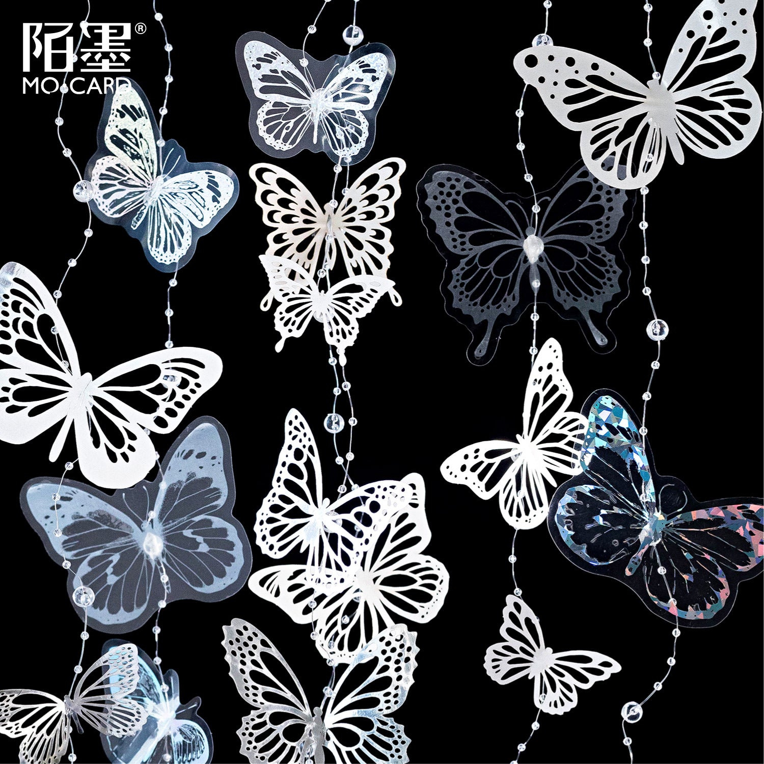 10 Pcs Cutout Butterfly Scrapbook Paper HDFL