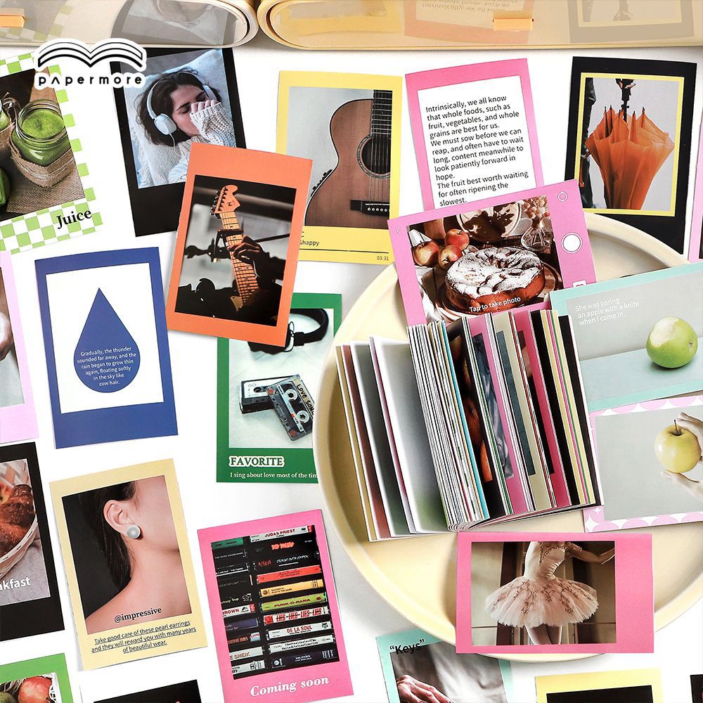 50pcs Scrapbook Stickers Book SQLMY
