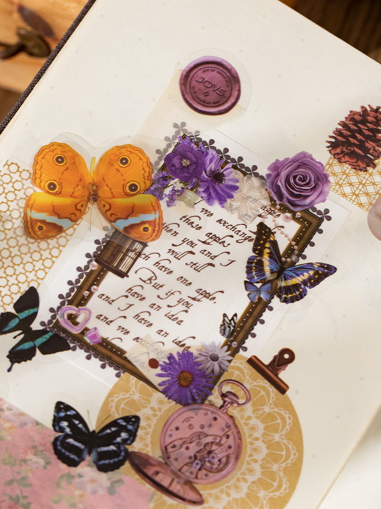 54pcs Boxed Frame Stickers YLFH