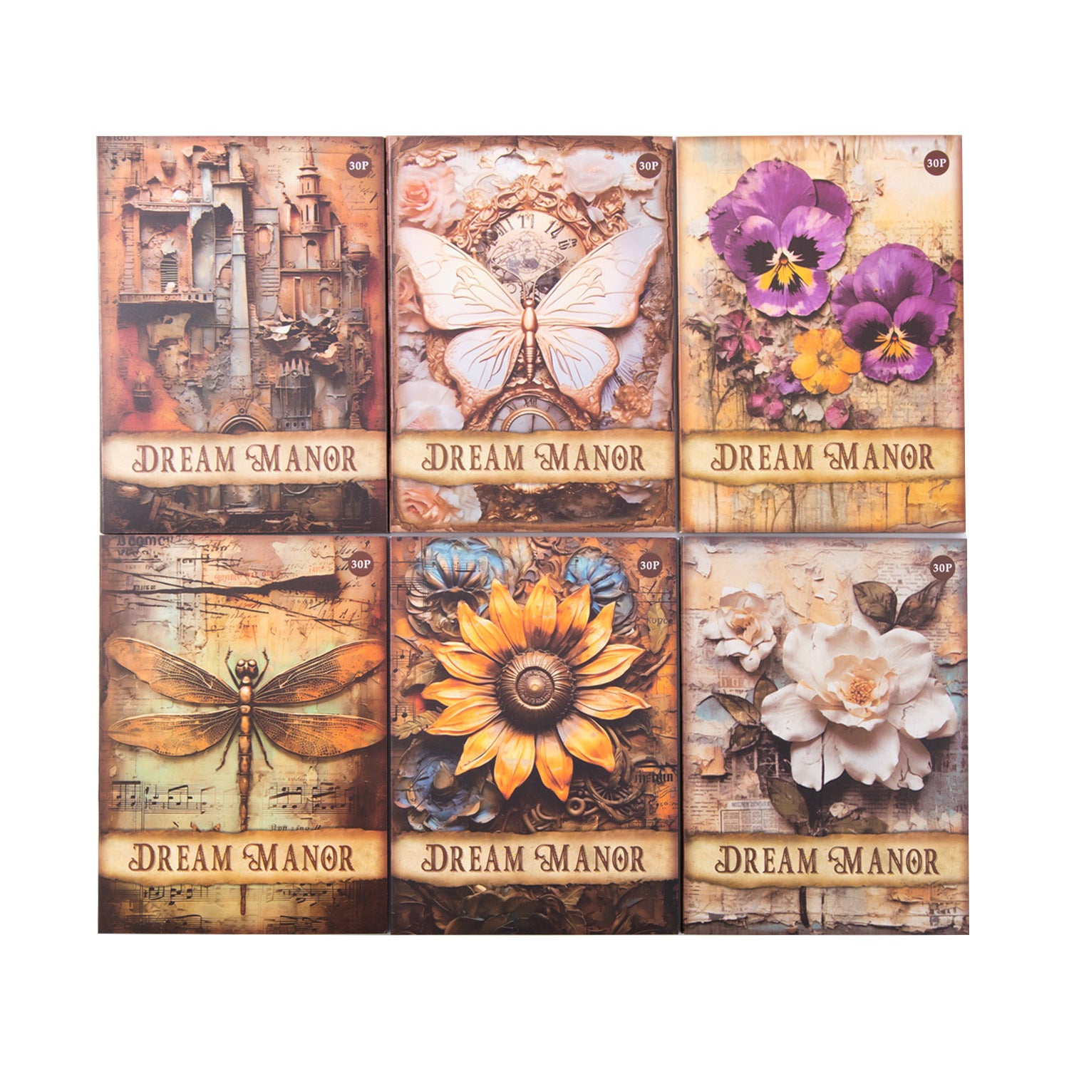 20 Pcs Scrapbook Paper MZZY
