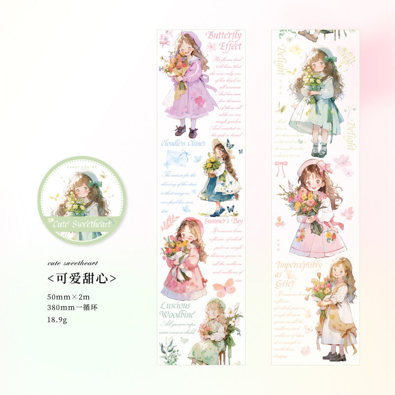 1 Roll Flowers Shop Washi Tape XDHD