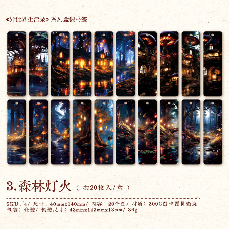 30Pcs Cardstock Bookmark YSJSH