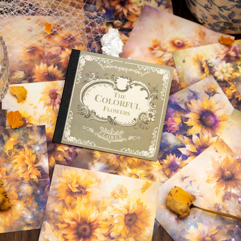 30 Pcs Floral Scrapbook Paper DCHH