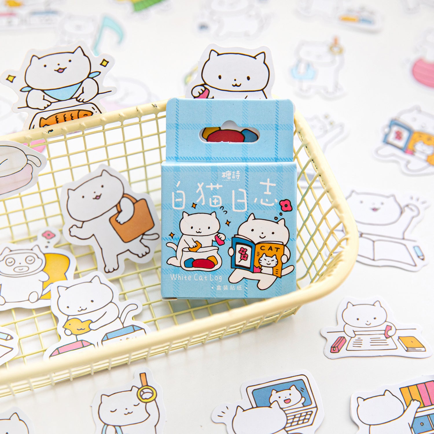 46pcs Cat Stickers DWZH
