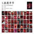 50 Pcs Landscape Washi Stickers Book MXRS
