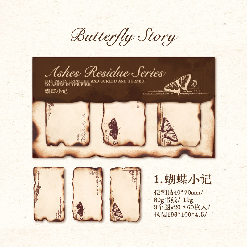 60 Pcs Vintage Notepad HJYY