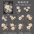 10 Pcs Vintage Rose Stickers FYMG
